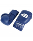 Перчатки боксерские BoyBo Basic 8oz, синий Синий-фото 6 additional image